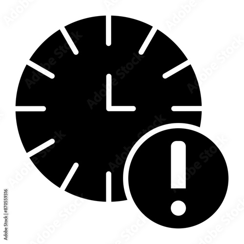 Timeout vector icon. Can be used for Business and Finance iconset.