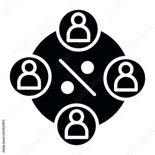 Group Discount vector icon. Can be used for Vacation Planning iconset.