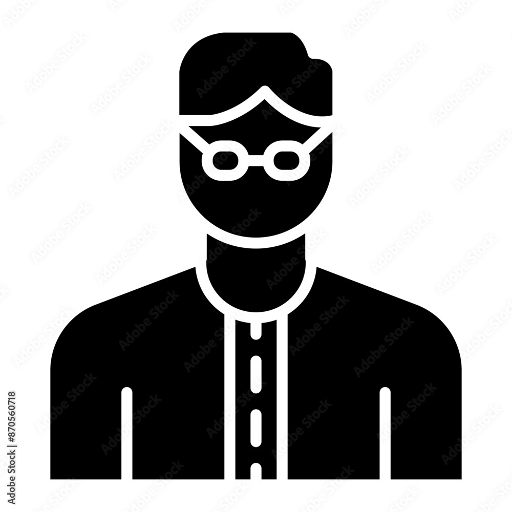 Character Male vector icon. Can be used for Literature iconset. Character Male vector icon. Can be used for Literature iconset.