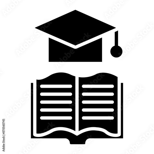 Education vector icon. Can be used for Literature iconset.