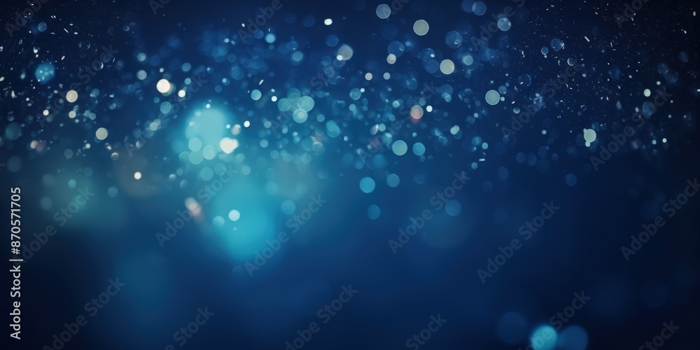 Abstract Blue Bokeh Background Abstract Blue Bokeh Background