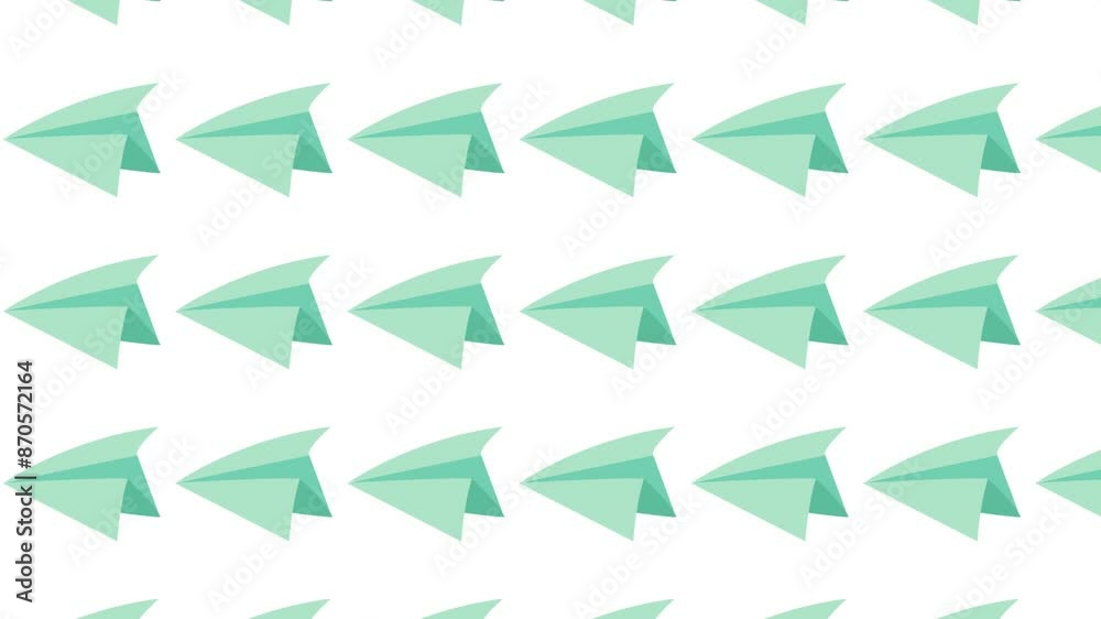 cute paperplane pattern video motion animation cute paperplane pattern video motion animation