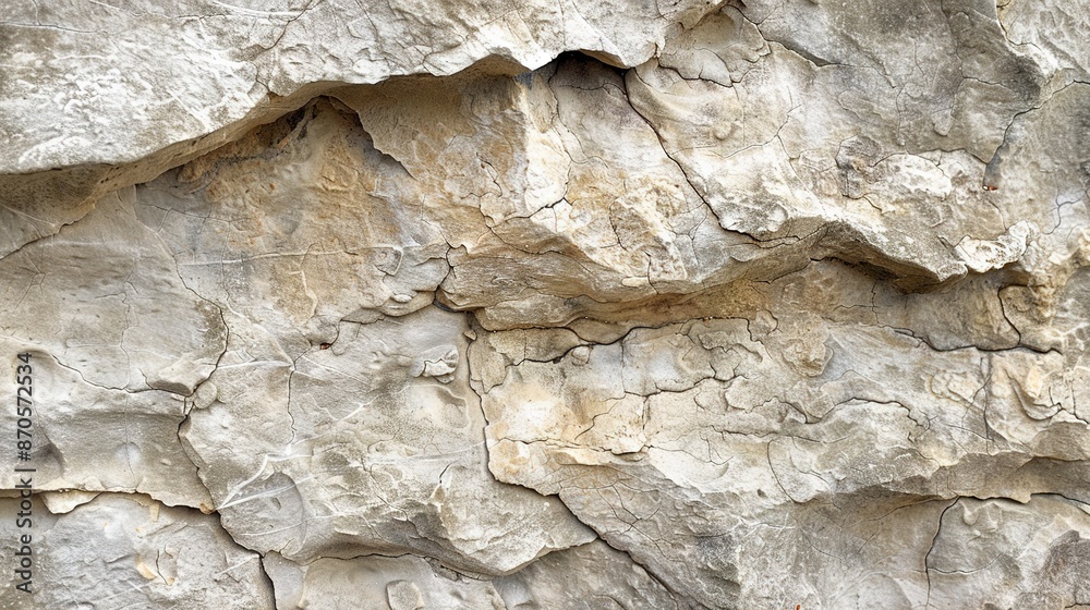 Naklejka premium Weathered Limestone Texture Background for Historical and Geological Applications