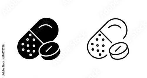 Pills Vector Icon
