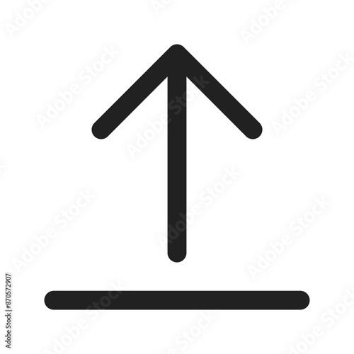 upload line color icon