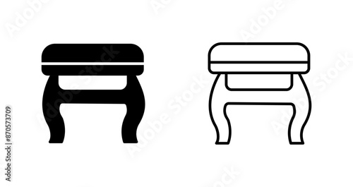Stool Vector Icon