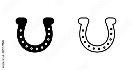 Horse Shoe Vector Icon