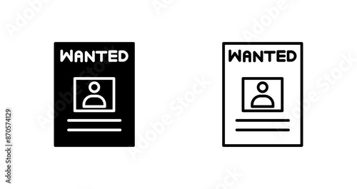 Wanted Poster Vector Icon