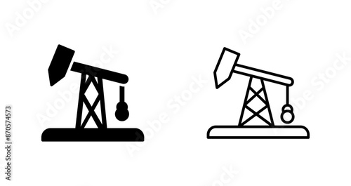 Pumpjack Vector Icon