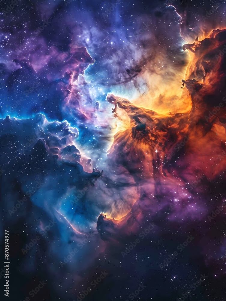 Photography of colorful space galaxy cloud nebula Photography of colorful space galaxy cloud nebula