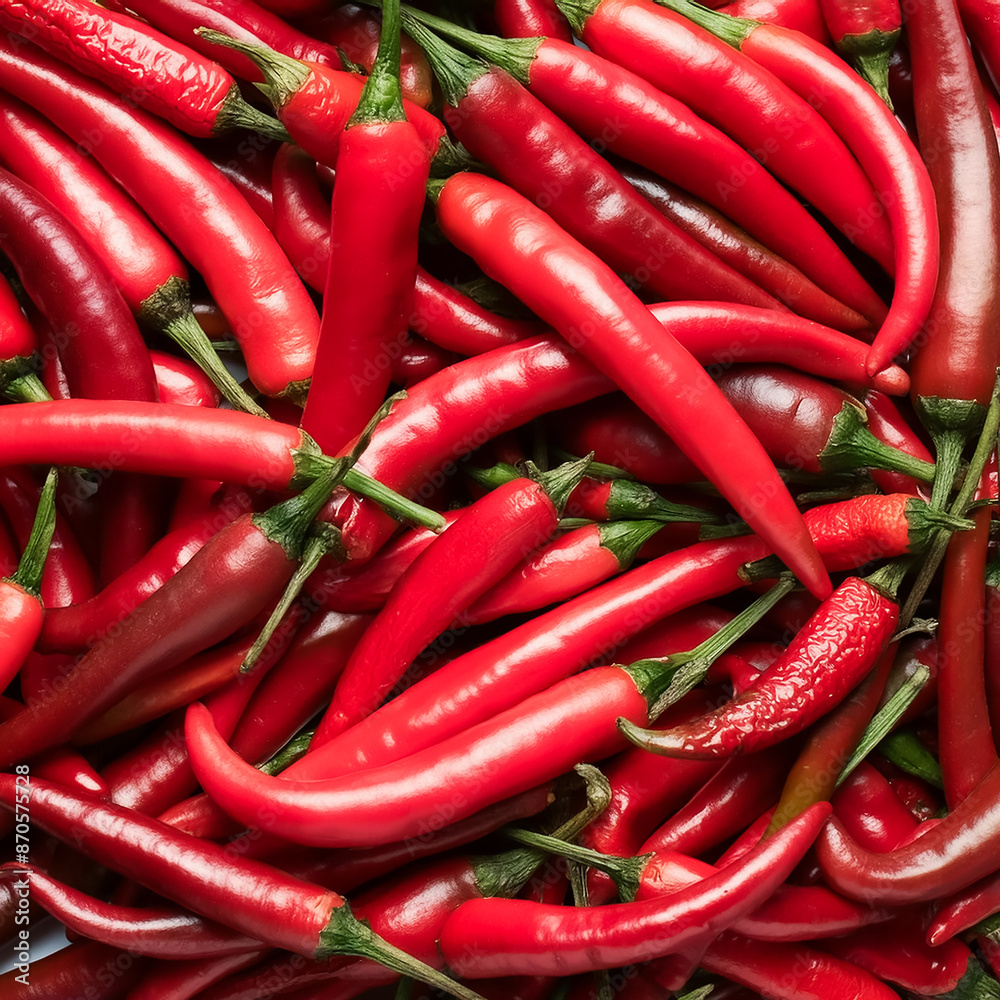 A mouth-watering pile of chilies. Chili Background, Full Frame, Top View. concept background A mouth-watering pile of chilies. Chili Background, Full Frame, Top View. concept background