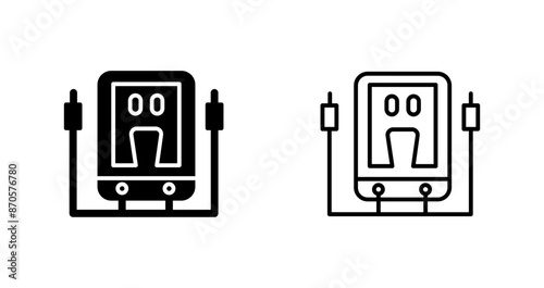 Voltmeter Vector Icon