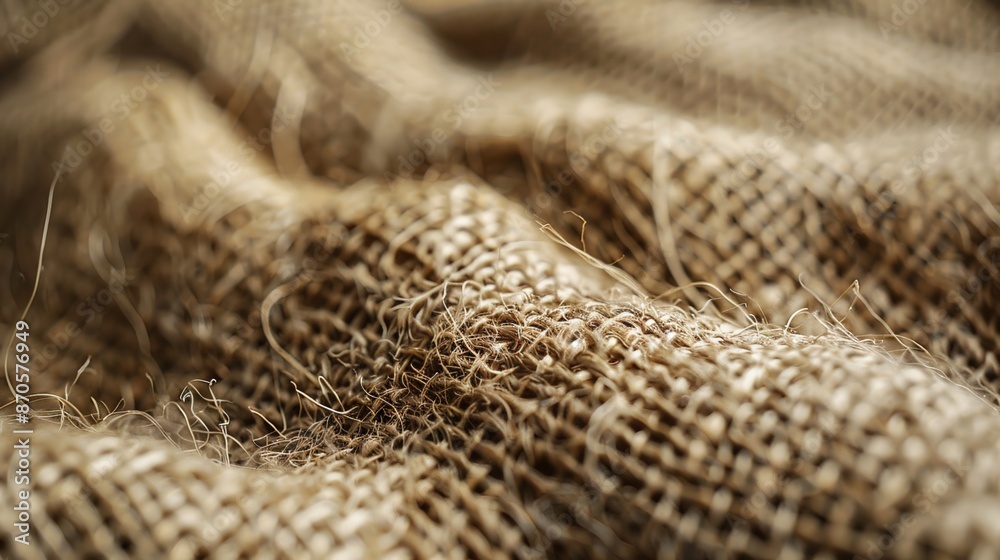 Intricate Macro View of Natural Linen Fibers with Organic Texture Details Intricate Macro View of Natural Linen Fibers with Organic Texture Details
