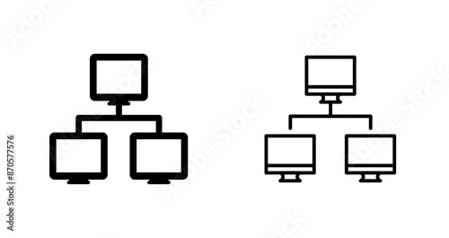 Computer Networks Vector Icon
