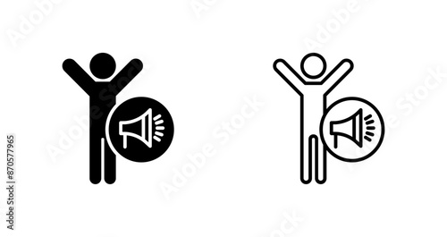 Freedom of Speech Vector Icon