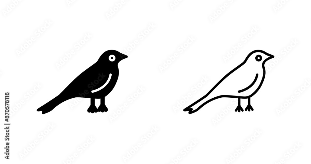 Fototapeta premium Bird Vector Icon