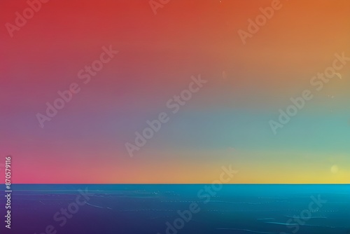 Beautiful summer gradient background Generative AI