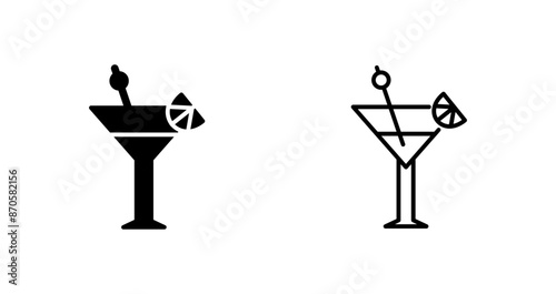 Martini Vector Icon