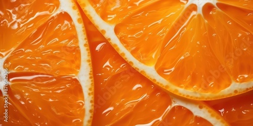 Orange Slices Close Up