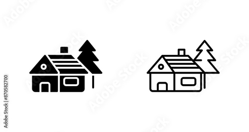 Cabin Vector Icon