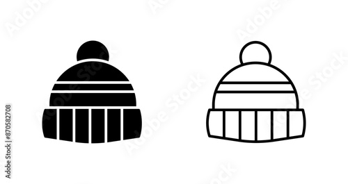 Winter Hat Vector Icon