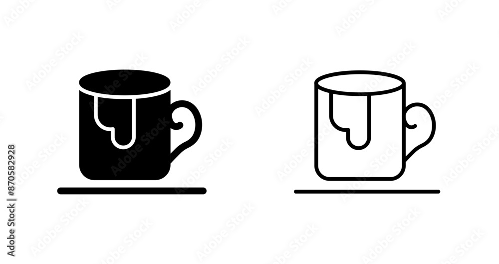 Obraz premium Hot Chocolate Vector Icon