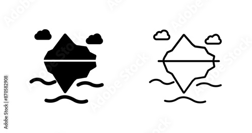 Iceberg Vector Icon