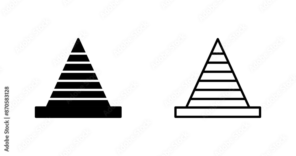 Obraz premium Cone Vector Icon