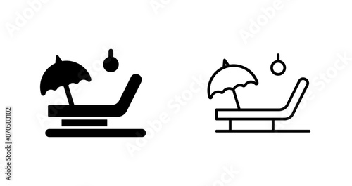 Beach Vector Icon