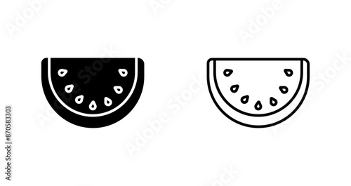 Watermelon Vector Icon