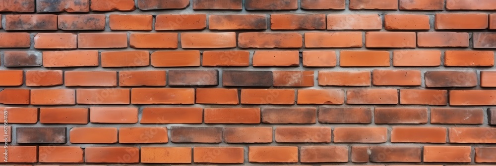 Obraz premium Red Brick Wall Texture