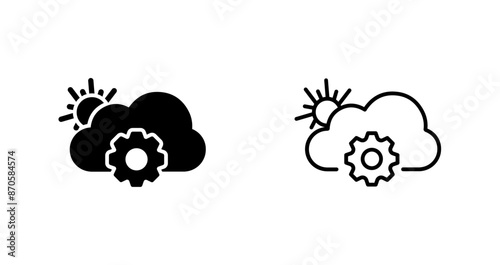 Forecast Vector Icon