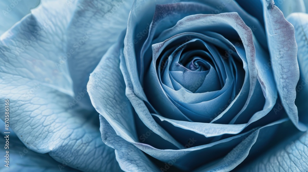 A close-up shot of a velvety blue rose, showcasing its delicate petals and intricate details. A close-up shot of a velvety blue rose, showcasing its delicate petals and intricate details.