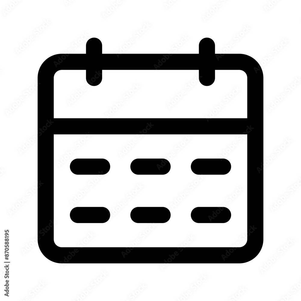 calendar line icon calendar line icon