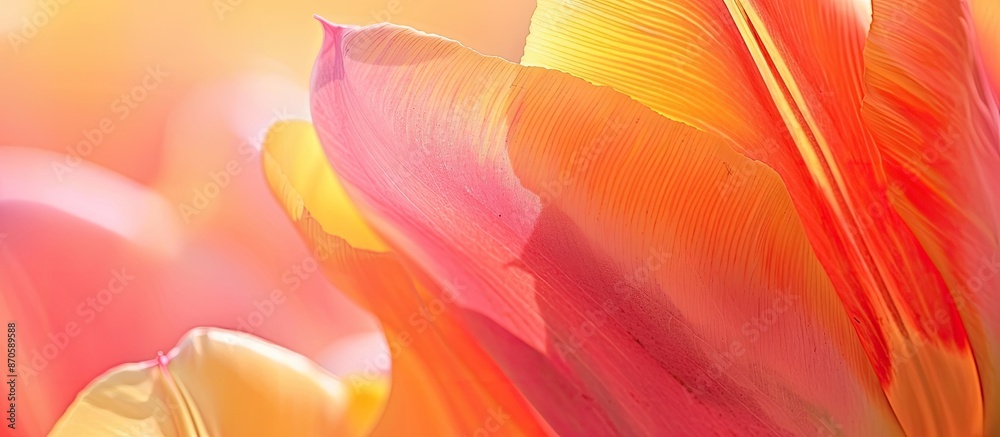 Copy space image featuring colorful tulip petals. Copy space image featuring colorful tulip petals.