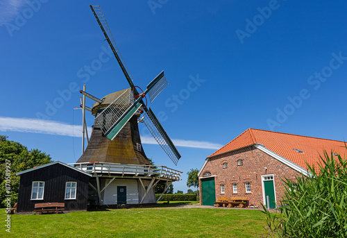 Seriemer Mühle bei Neuharlingersiel; Ostfriesland; Deutschland photo