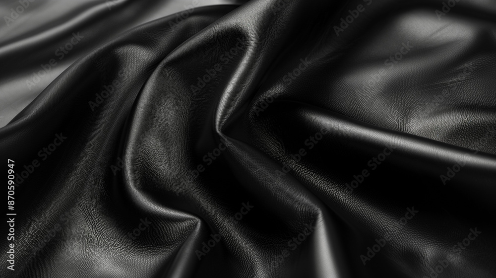 Classic black leather fabric with a close-up to highlight its sleek, durable texture. Ideal for high-end accessory promotions.
Classic black leather fabric with a close-up to highlight its sleek, durable texture. Ideal for high-end accessory promotions.