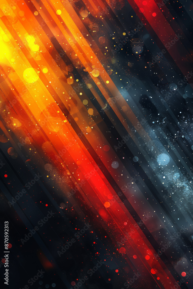 Fototapeta premium Colorful Gradient Streaks Wallpaper