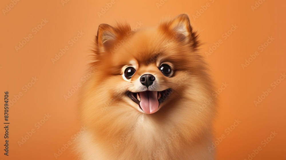 A fluffy Pomeranian with its thick fur, foxy face, and lively personality. A fluffy Pomeranian with its thick fur, foxy face, and lively personality.