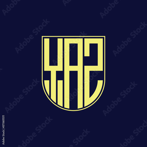 yaz letter logo design photo