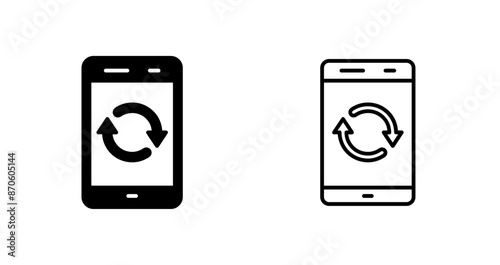 Sync Vector Icon
