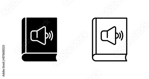 Audio Book Vector Icon