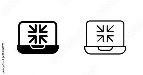 Minimize Vector Icon