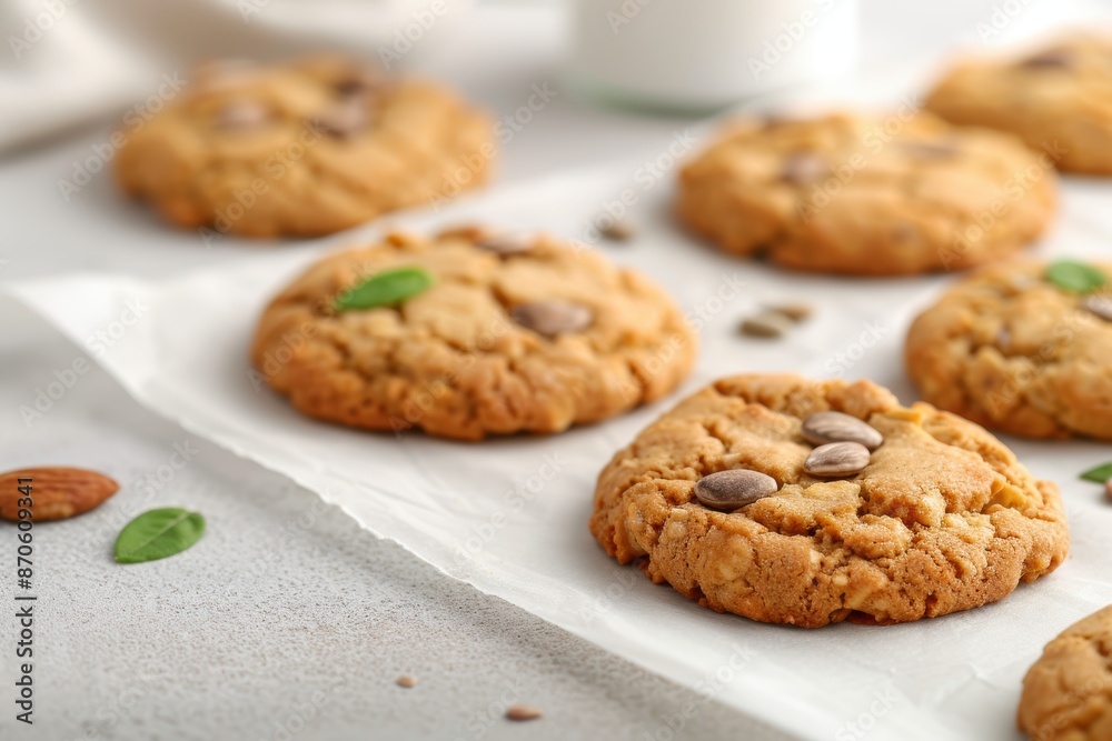 Delicious Homemade Oatmeal Cookies with Pumpkin Seeds Delicious Homemade Oatmeal Cookies with Pumpkin Seeds
