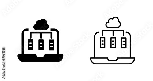 Online Library Vector Icon