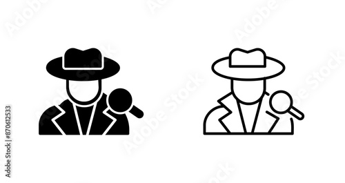 Detective Vector Icon