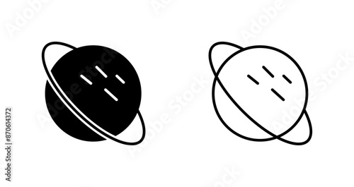 Saturn Vector Icon
