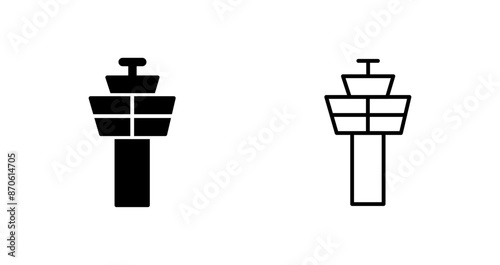 Control Tower Vector Icon