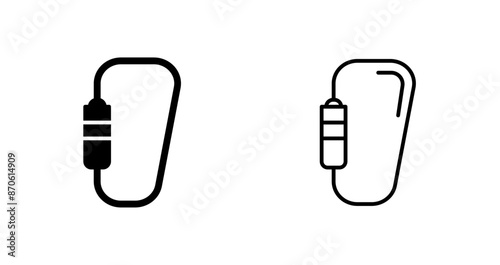 Carabiner Vector Icon