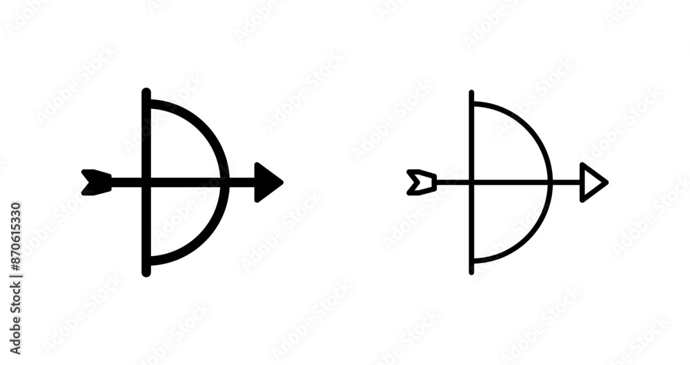 Crossbow Vector Icon Crossbow Vector Icon